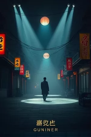 文艺片《墨色灯下》台灯手稿封面